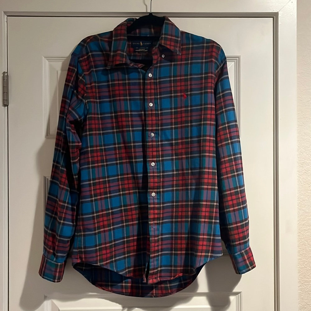 Ralph Lauren custom fit performance flannel